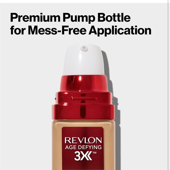 Revlon Liquid Foundation, Age Defying 3XFace Makeup, Anti-Aging and Firming Form - Picture 15 of 15